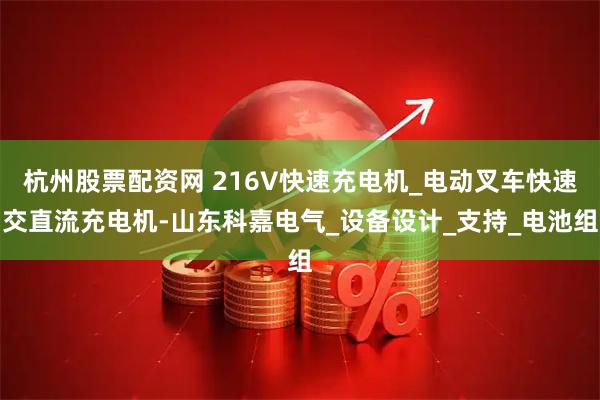 杭州股票配资网 216V快速充电机_电动叉车快速交直流充电机-山东科嘉电气_设备设计_支持_电池组
